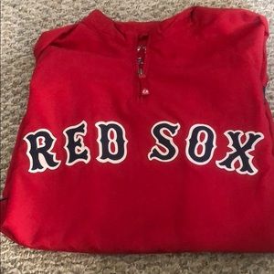 Red Sox 1/4 zip windbreaker